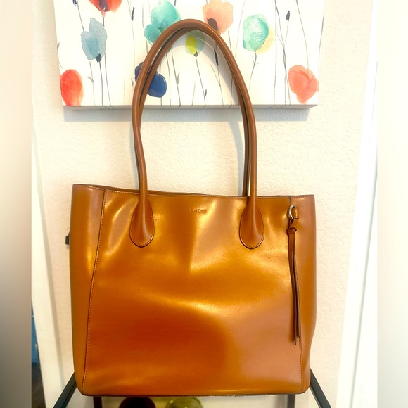 Lodis leather laptop tote - Picture 1 of 7